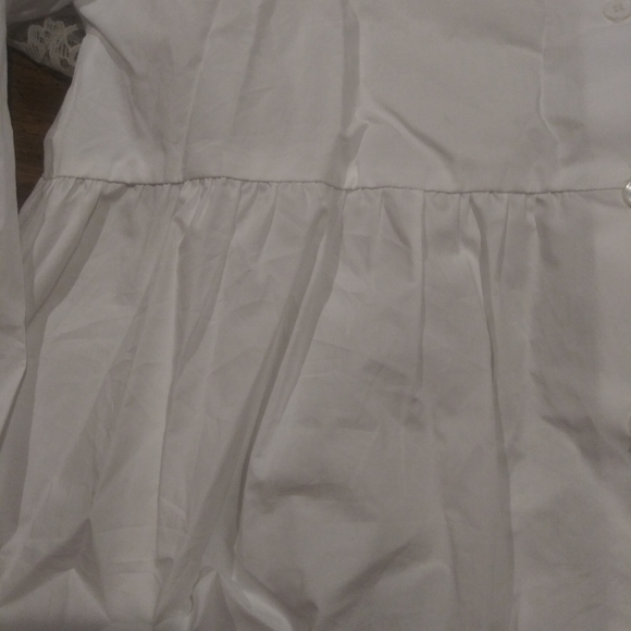 SOLD Zara white Petter pan button down shirt - Picture 7 of 8